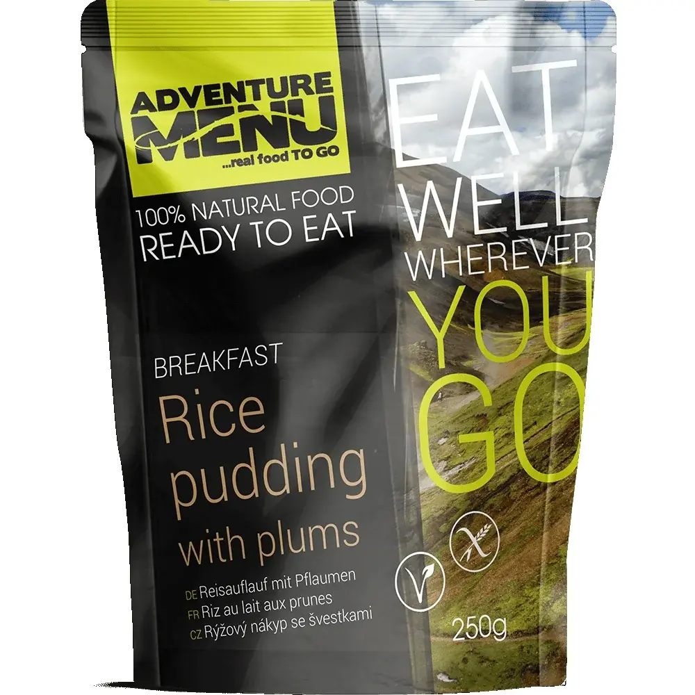 Adventure Menu Pudding ryżowy ze śliwkami Adventure Menu