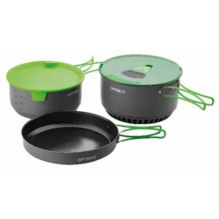 OPTIMUS Zestaw do gotowania kempingowy Optimus Terra Camp 4 Pot Set