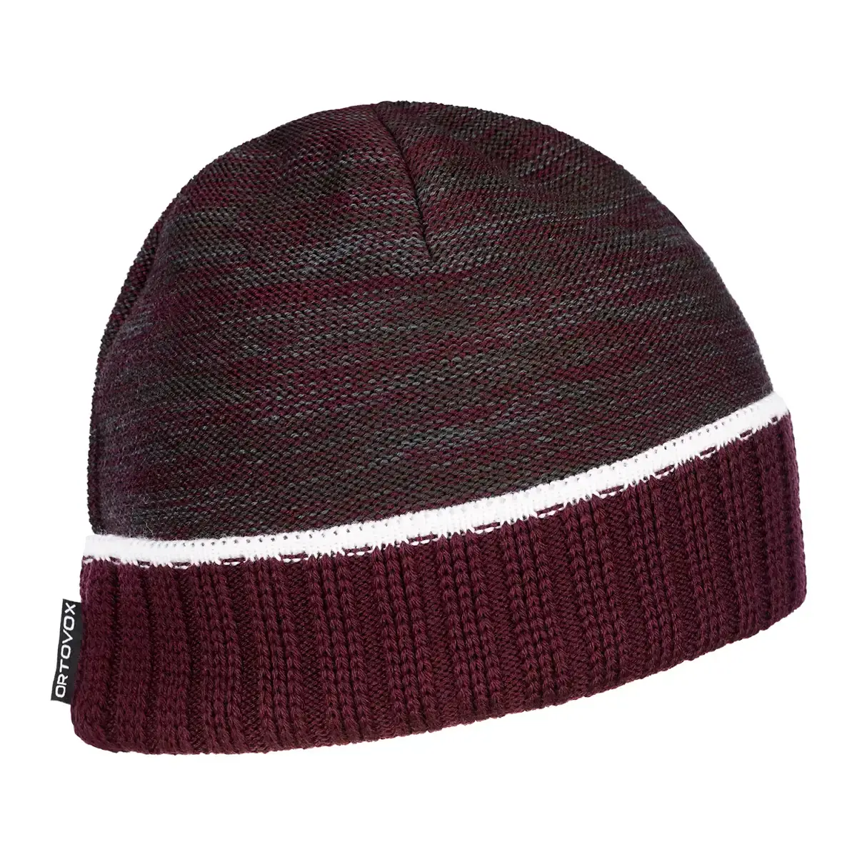 Ortovox Czapka Ortovox Half Rib Beanie Dark wine