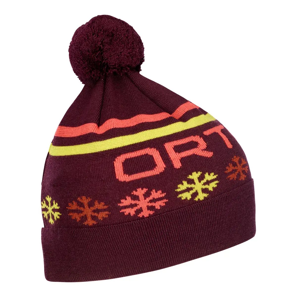 Czapka Ortovox Nordic Knit Beanie Dark wine
