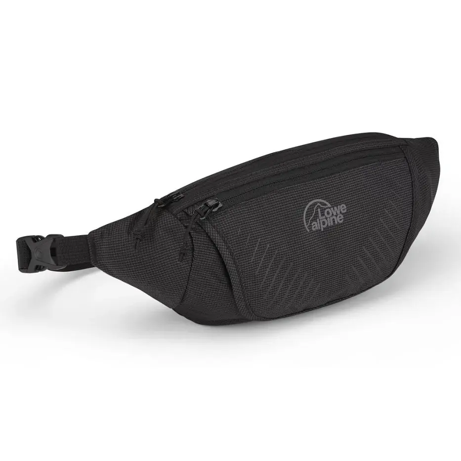 Lowe Alpine Saszetka biodrowa podróżna Lowe Alpine Belt Pack 1L Black/black