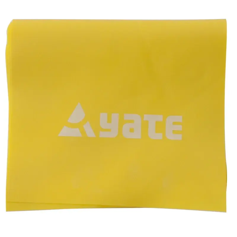 Yate Taśma do ćwiczeń Yate Fit Band 120 x 12 cm miękki, żółty