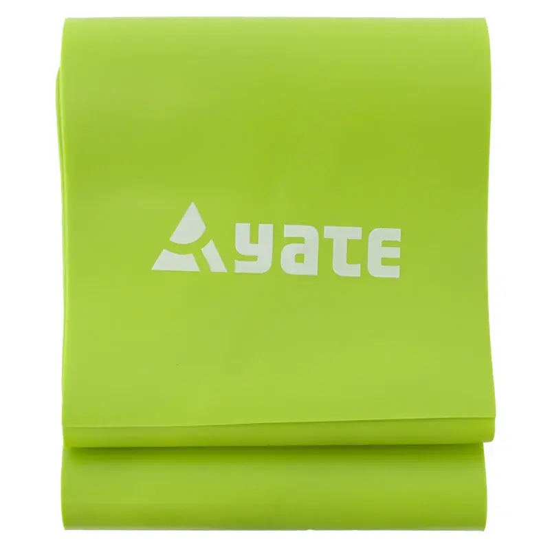Yate Taśma do ćwiczeń Yate Fit Band 200 x 12 cm sztywny, zielony