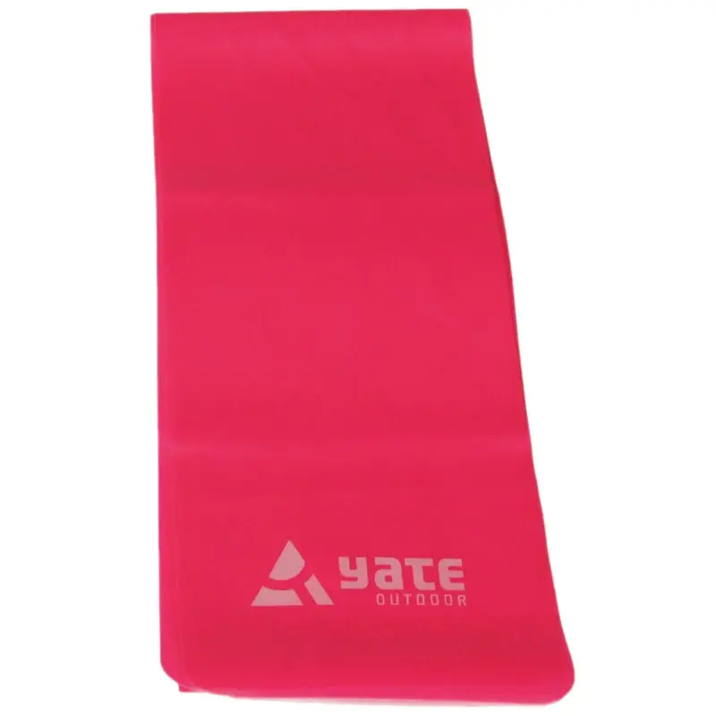 Yate Taśma do ćwiczeń Yate Fit Band 25 m x 15 cm średnio sztywny, czerwony