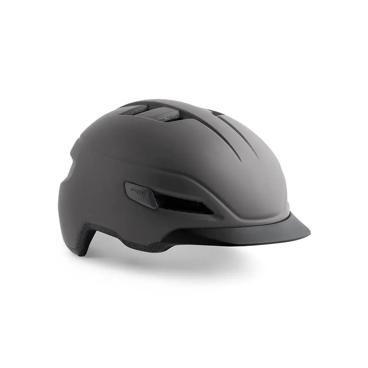 MET Kask rowerowy MET Corso szary matowy