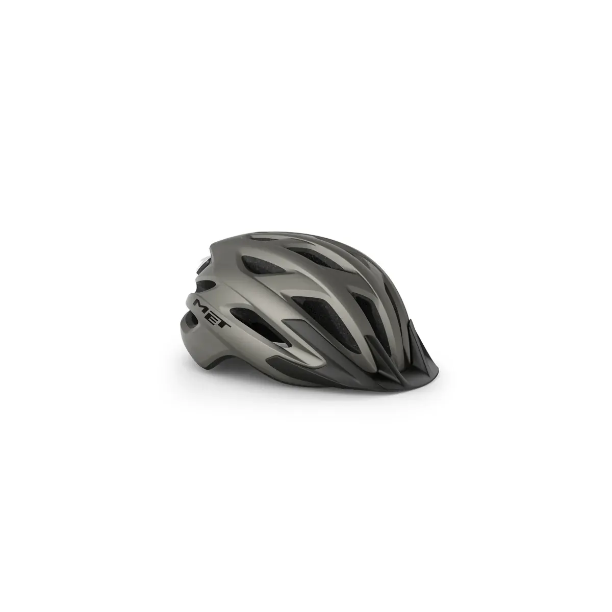 MET Kask rowerowy MET Crossover titanium
