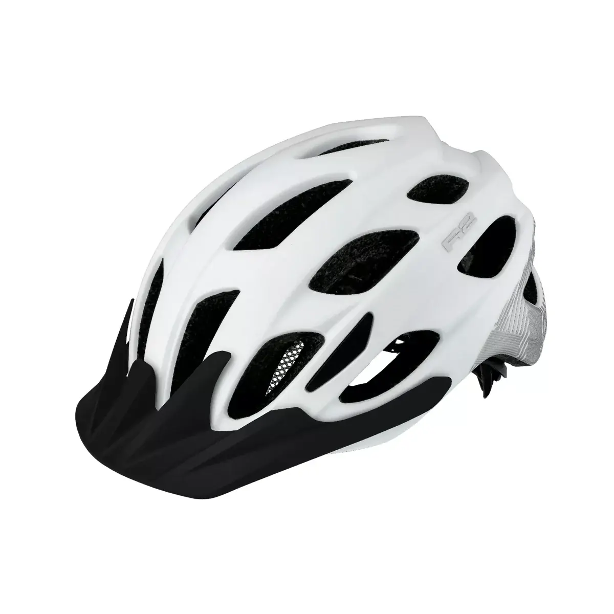 R2 Kask rowerowy R2 CLIFF biały, szary