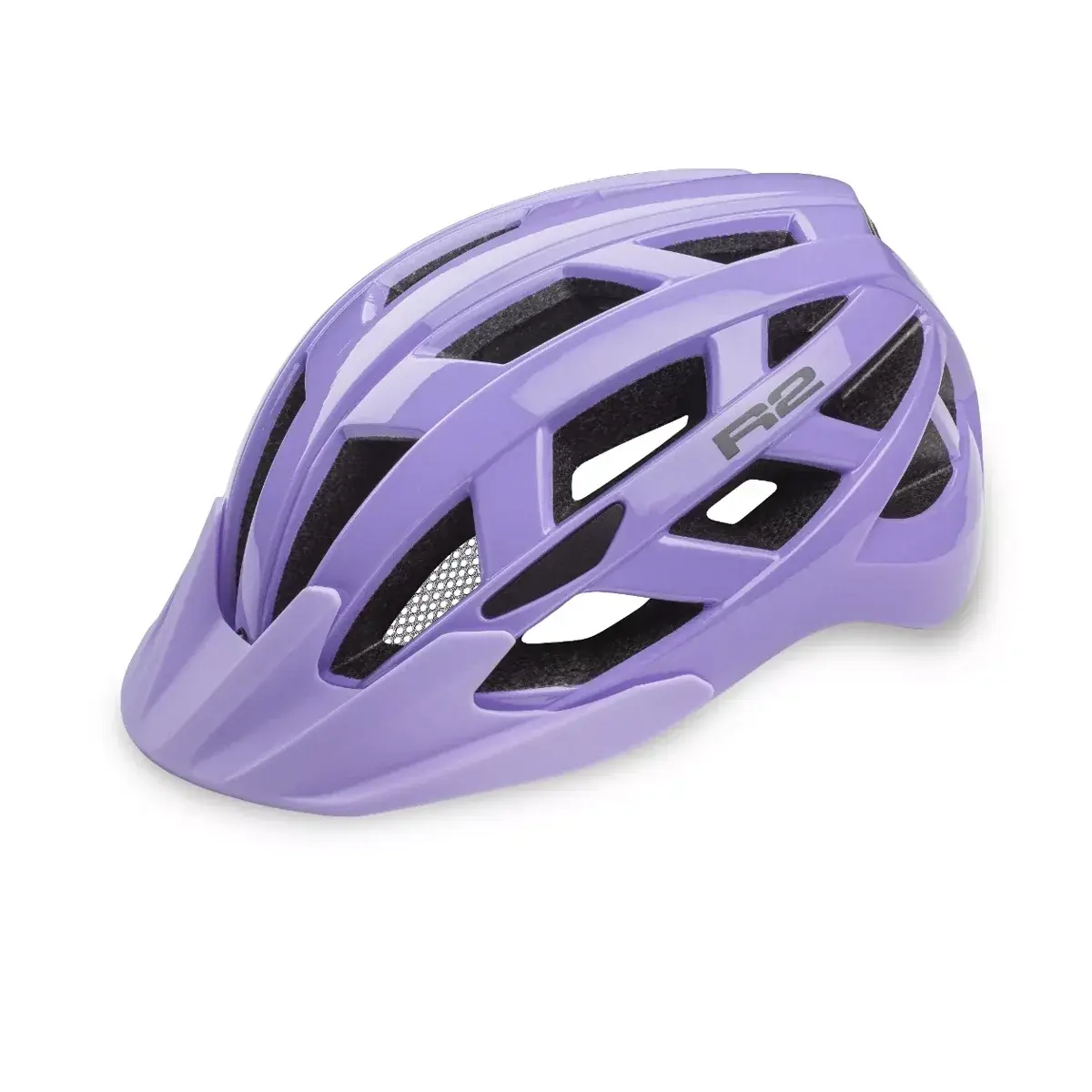 Kask rowerowy R2 LUMEN JUNIOR jasny lawendowy S:52-56cm