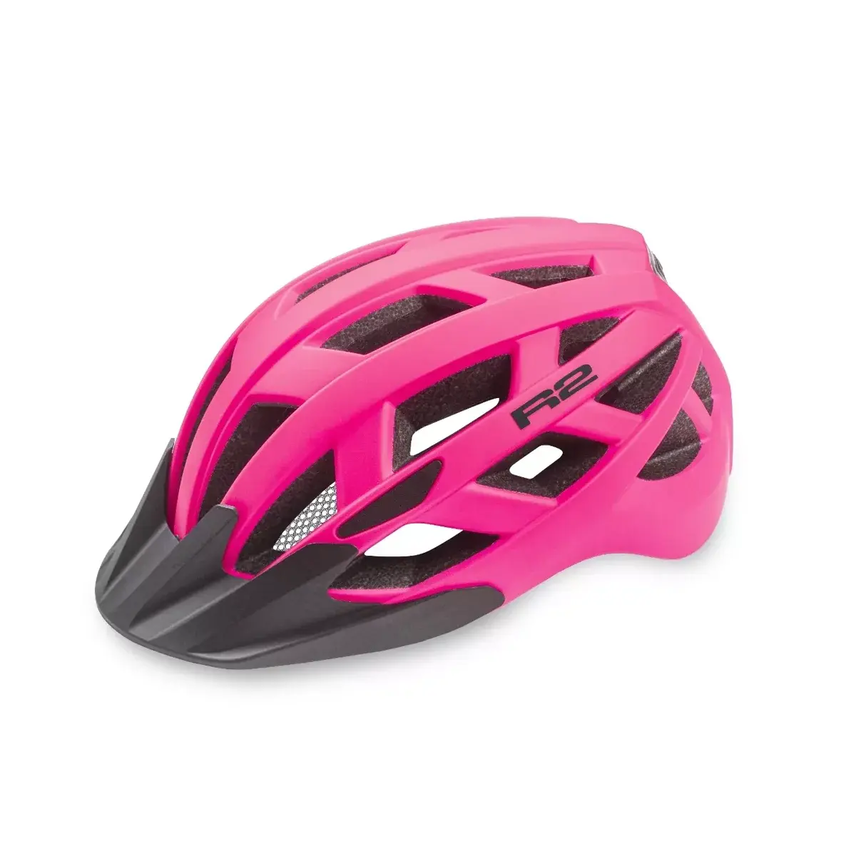 R2 Kask rowerowy R2 LUMEN neon różowy