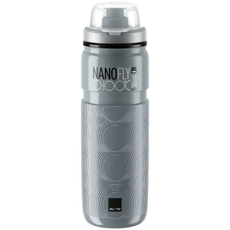 Elite Bidon termiczny rowerowy Elite Nanofly 0-100°C 22' szary 500ml