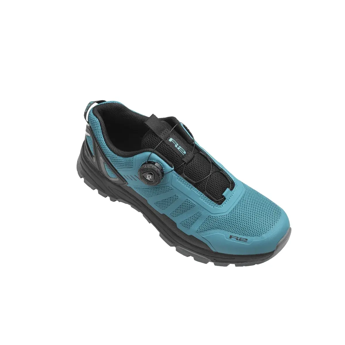 R2 Buty rowerowe R2 STRATOS niebiesko-zielony, czarny ATSH09D