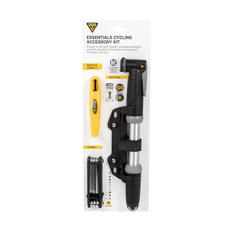 TOPEAK Zestaw rowerowy TOPEAK Essential Accessorry kit