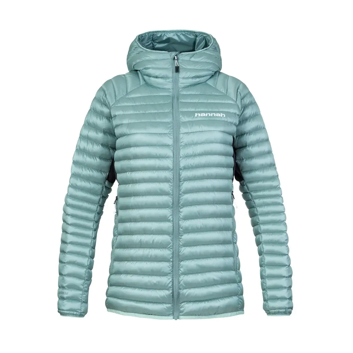 Kurtka puchowa damska Hannah Mantis Hoody wasabi/asphalt