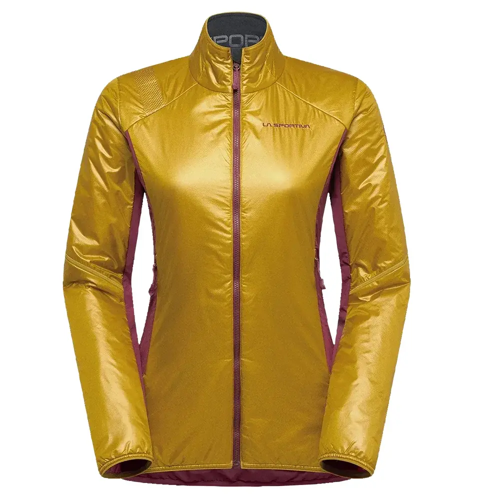 Kurtka damska La Sportiva Alpine Guide Primaloft Jacket savana/redwood