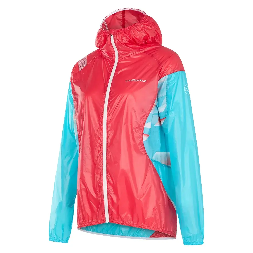 Kurtka damska La Sportiva Briza Windbreaker hibiscus/malibu blue