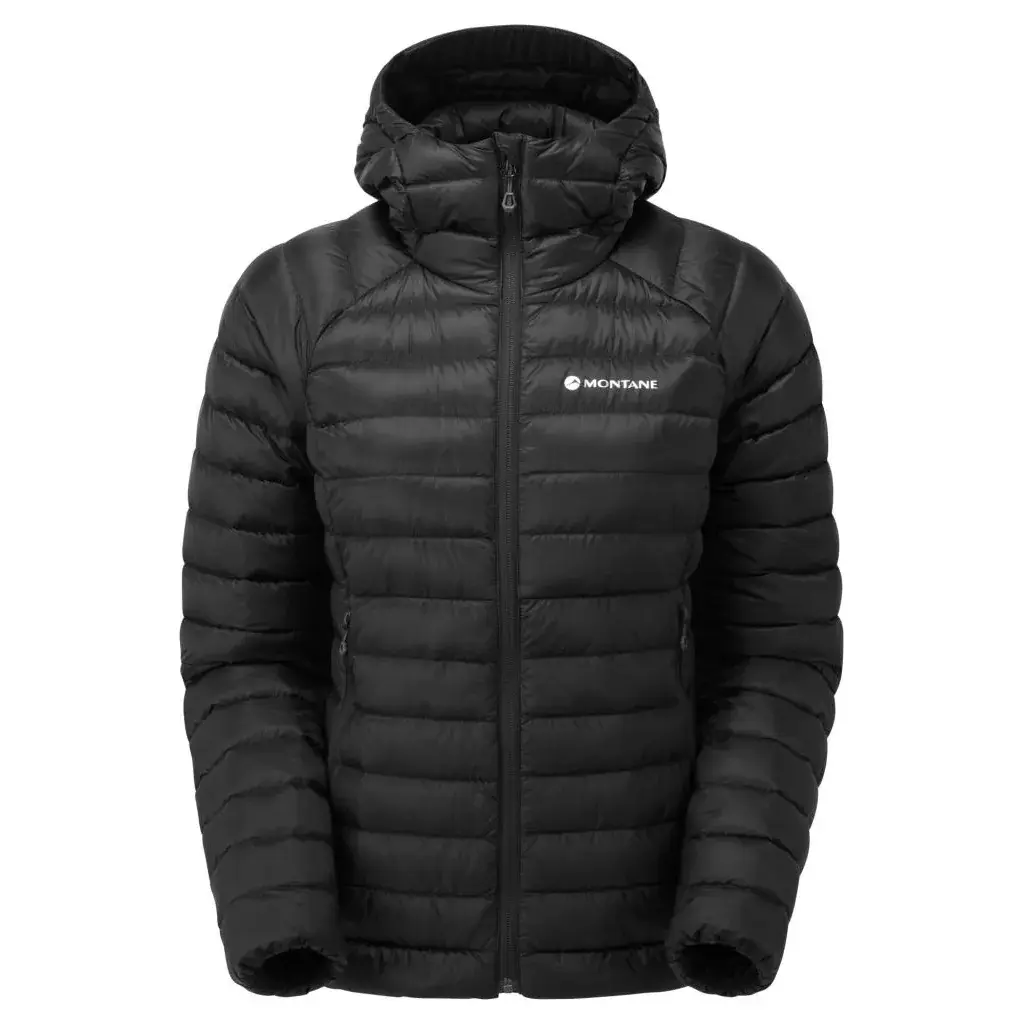 Kurtka puchowa z kapturem damska Montane Womens Anti-Freeze Hoodie black