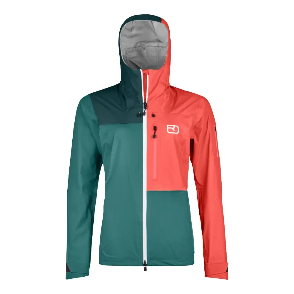 Kurtka techniczna damska Ortovox W's Ortler Jacket Pacific green