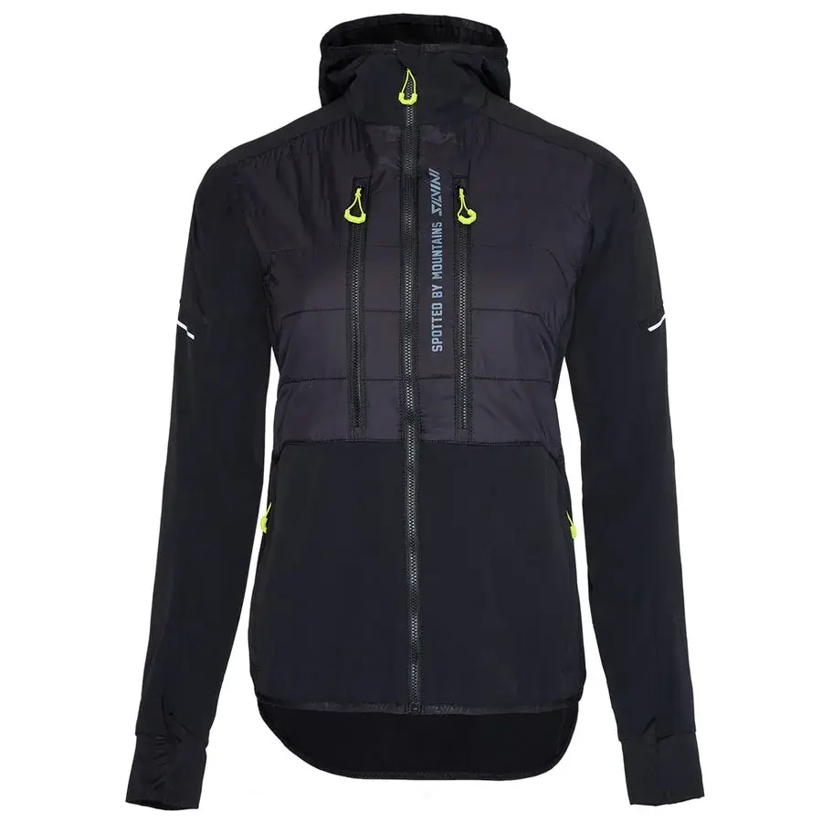 Kurtka skiturowa damska Silvini Aspirino black-lime