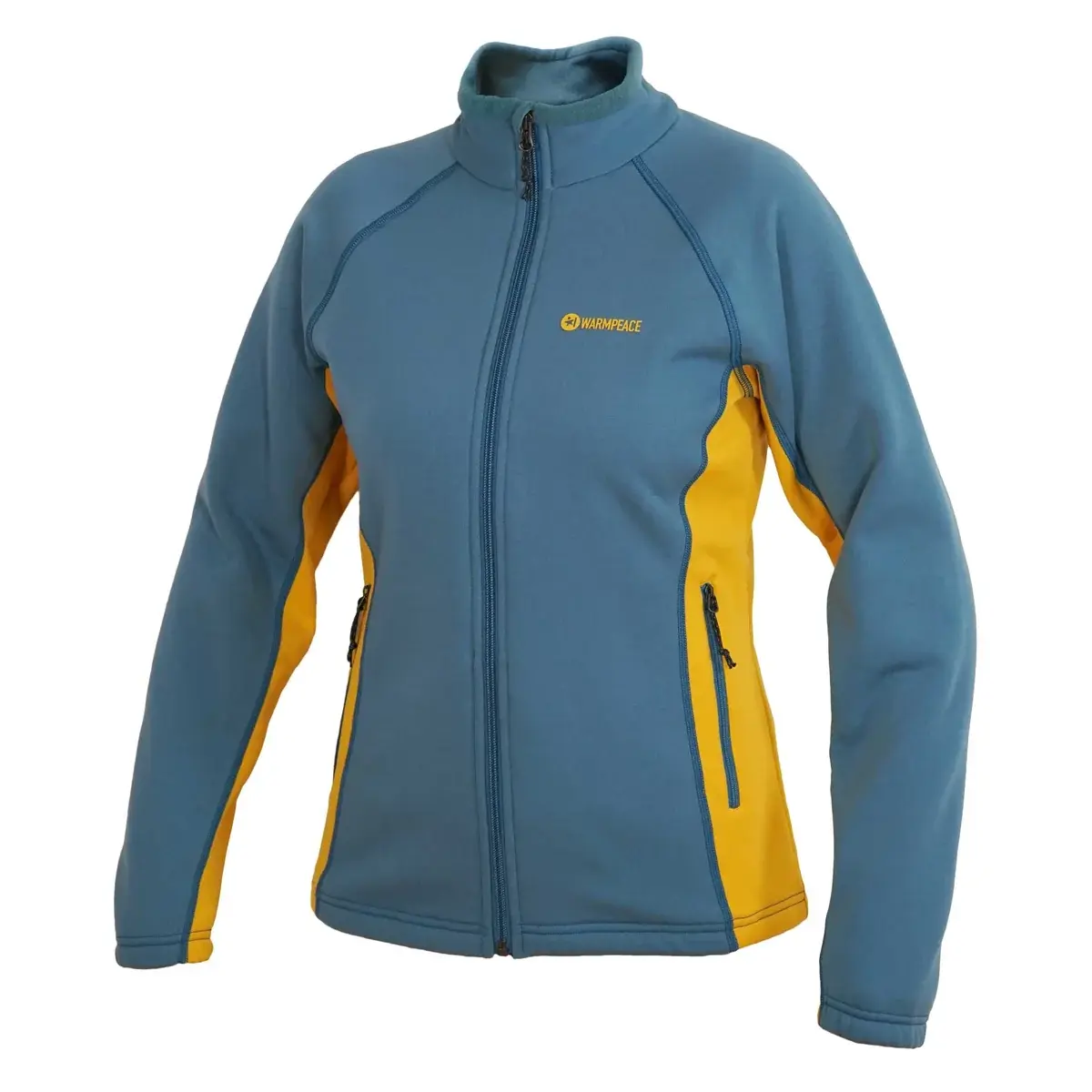 Warmpeace Kurtka rozpinana damska Warmpeace Driggs Lady shadow blue/gold