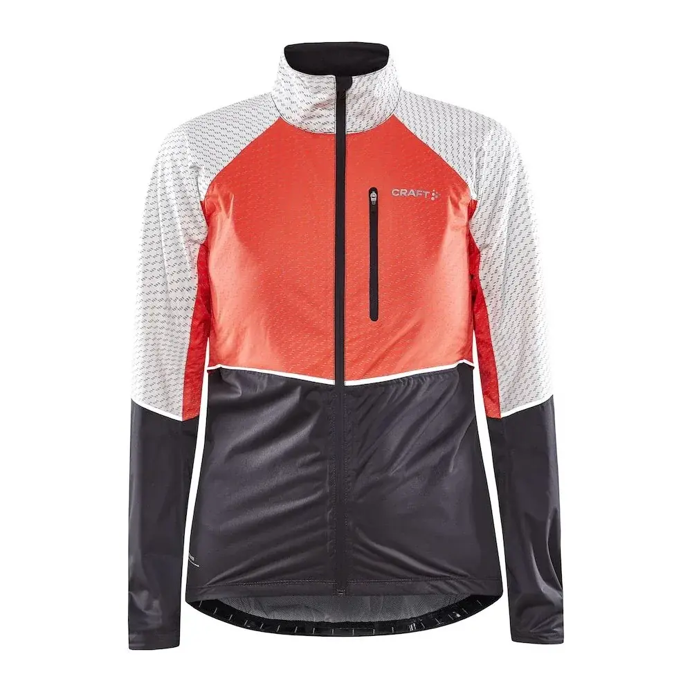 Craft Kurtka rowerowa damska Craft ADV Bike Hydro Lumen pomarańczowy