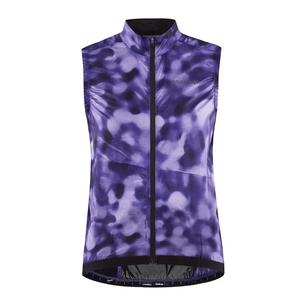 Craft Kamizelka rowerowa damska Craft PRO Gravel Wind fioletowy