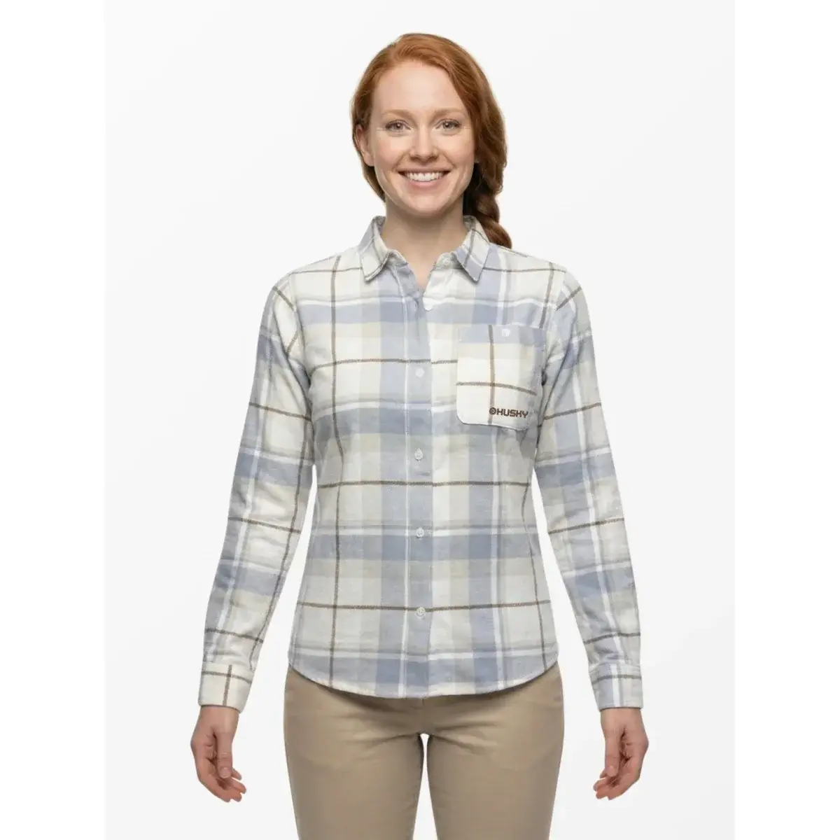 Koszula damska Husky Gaia light blue