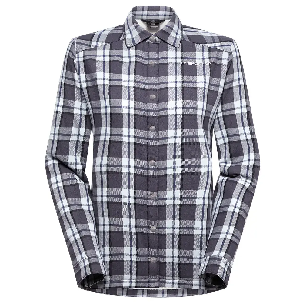 Koszula damska La Sportiva Rambler Lined Flannel Shirt onyx/chalk