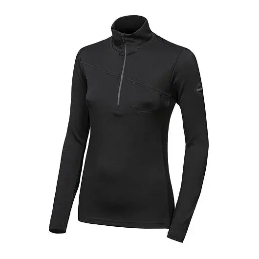 Sensor Bluza z długim rękawem damska Sensor MERINO EXTREME UP zip czarny