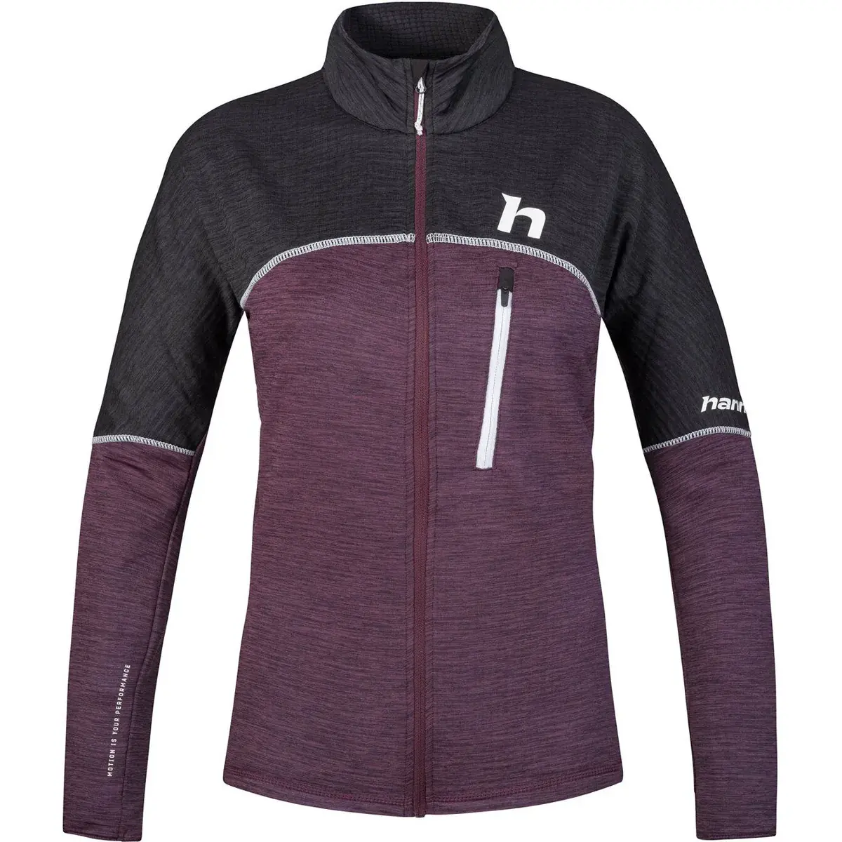 Bluza damska Hannah Meda prune purple mel