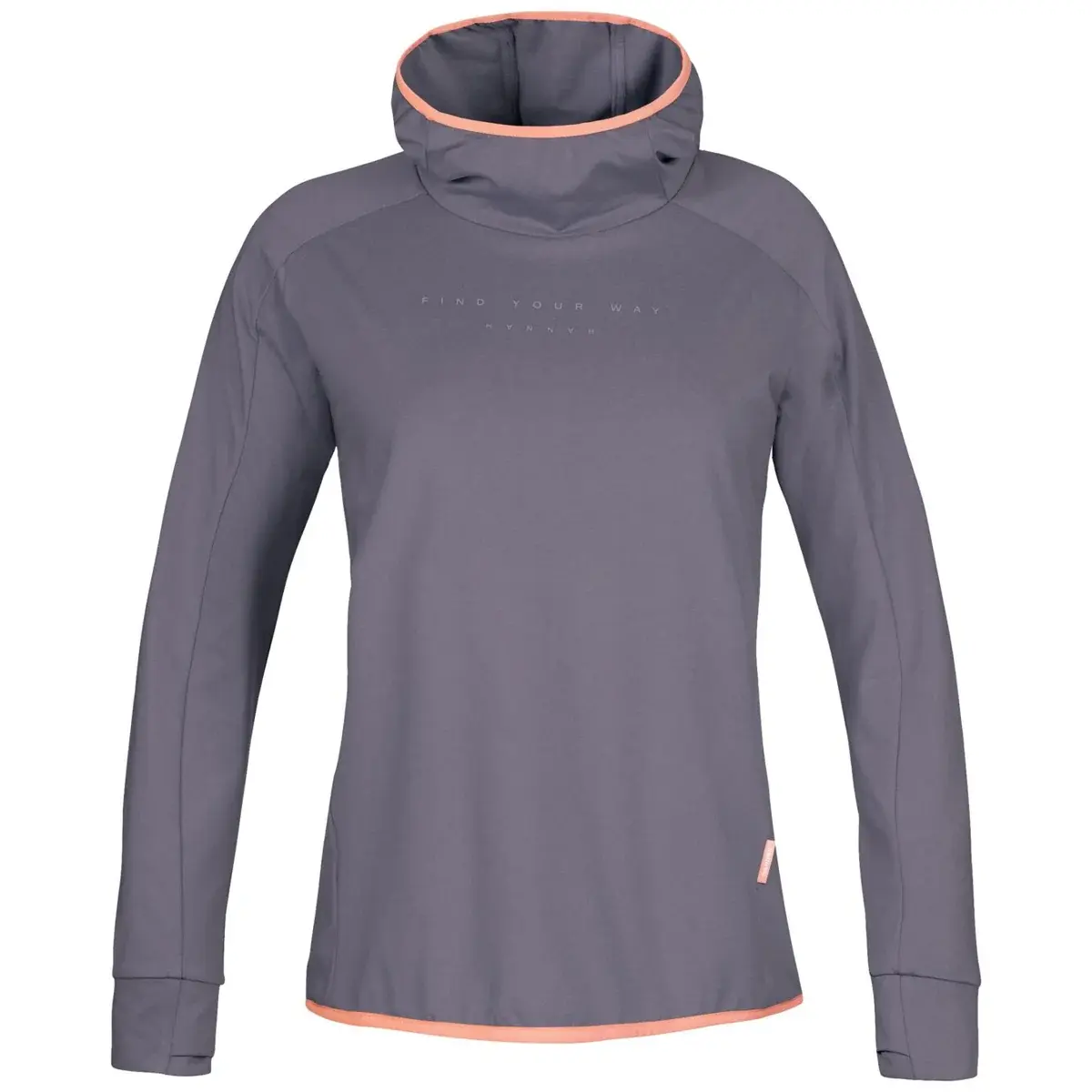 Bluza damska Hannah Nyma Hoody gray ridge mel
