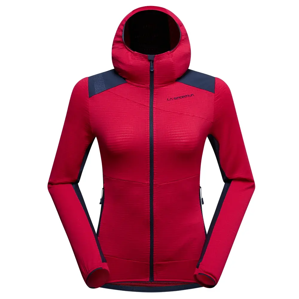 Bluza damska La Sportiva AEQUILIBRIUM THERMAL HOODY azalea/night sky