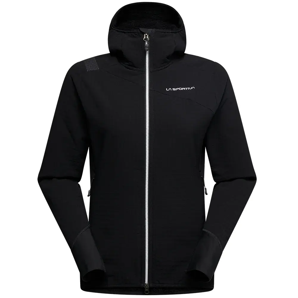 Bluza damska La Sportiva BRISTEN THERMAL HOODY black/white