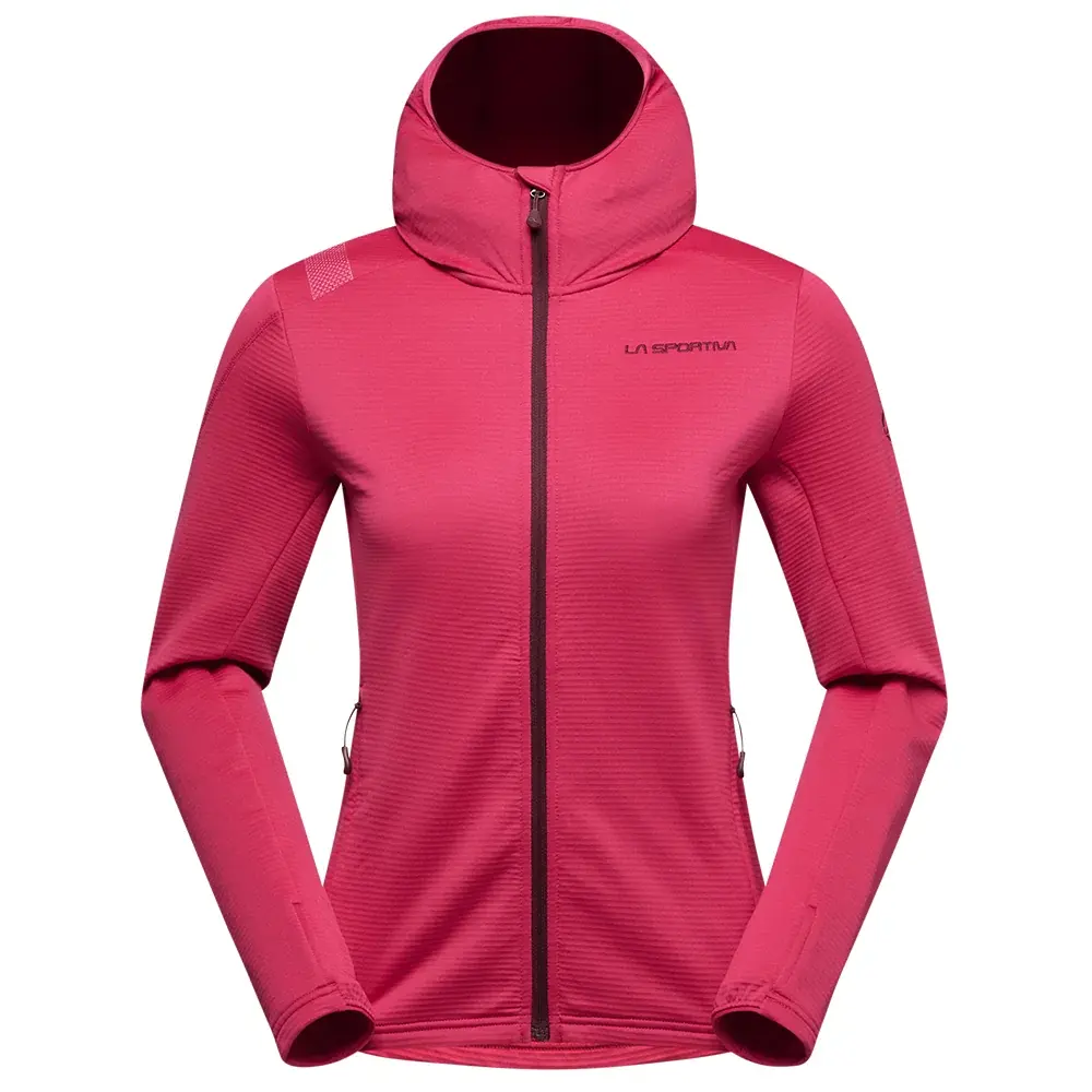 Bluza damska La Sportiva CHILL THERMAL HOODY azalea/redwood