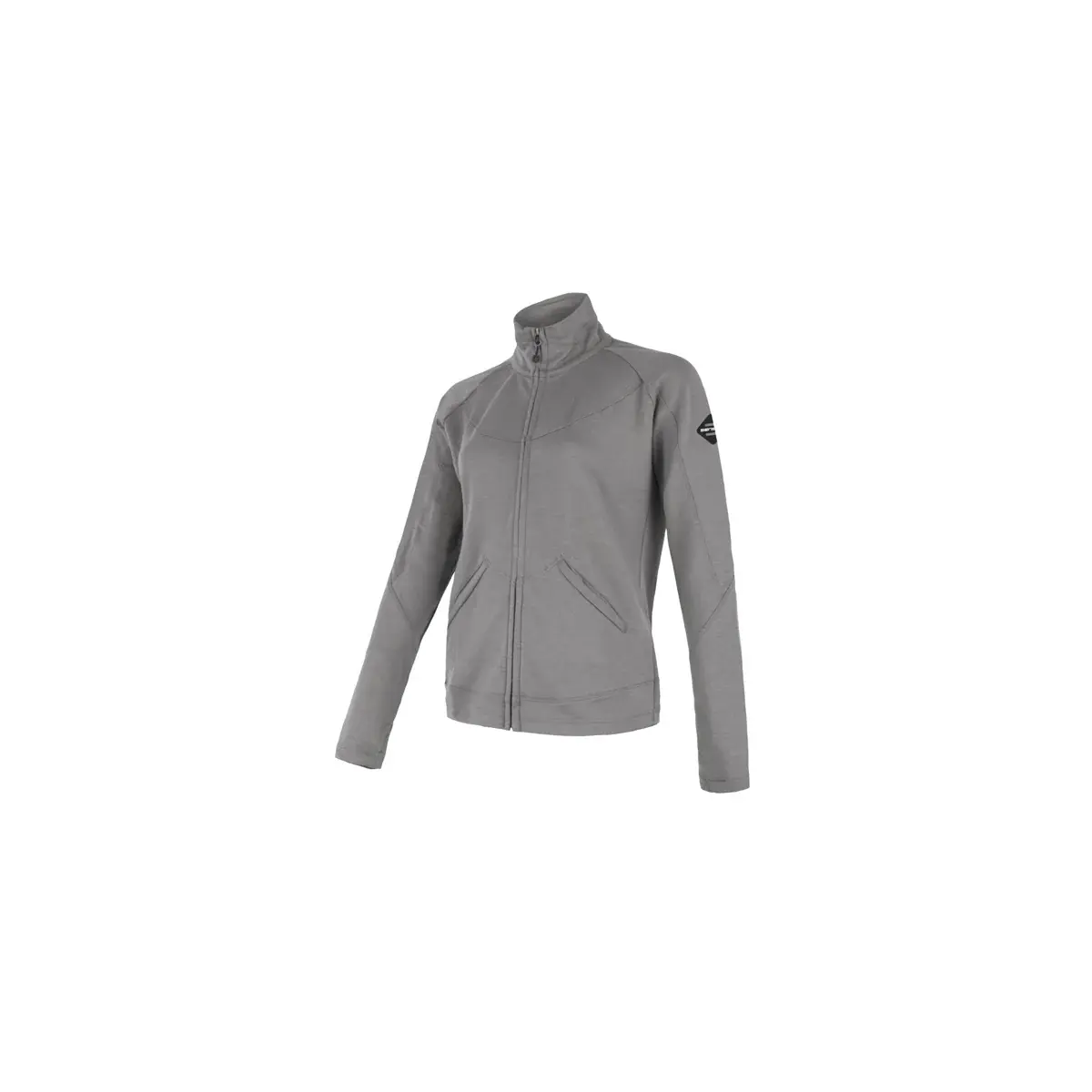 Sensor Bluza termoaktywna damska z zamkiem Sensor Merino Upper szary