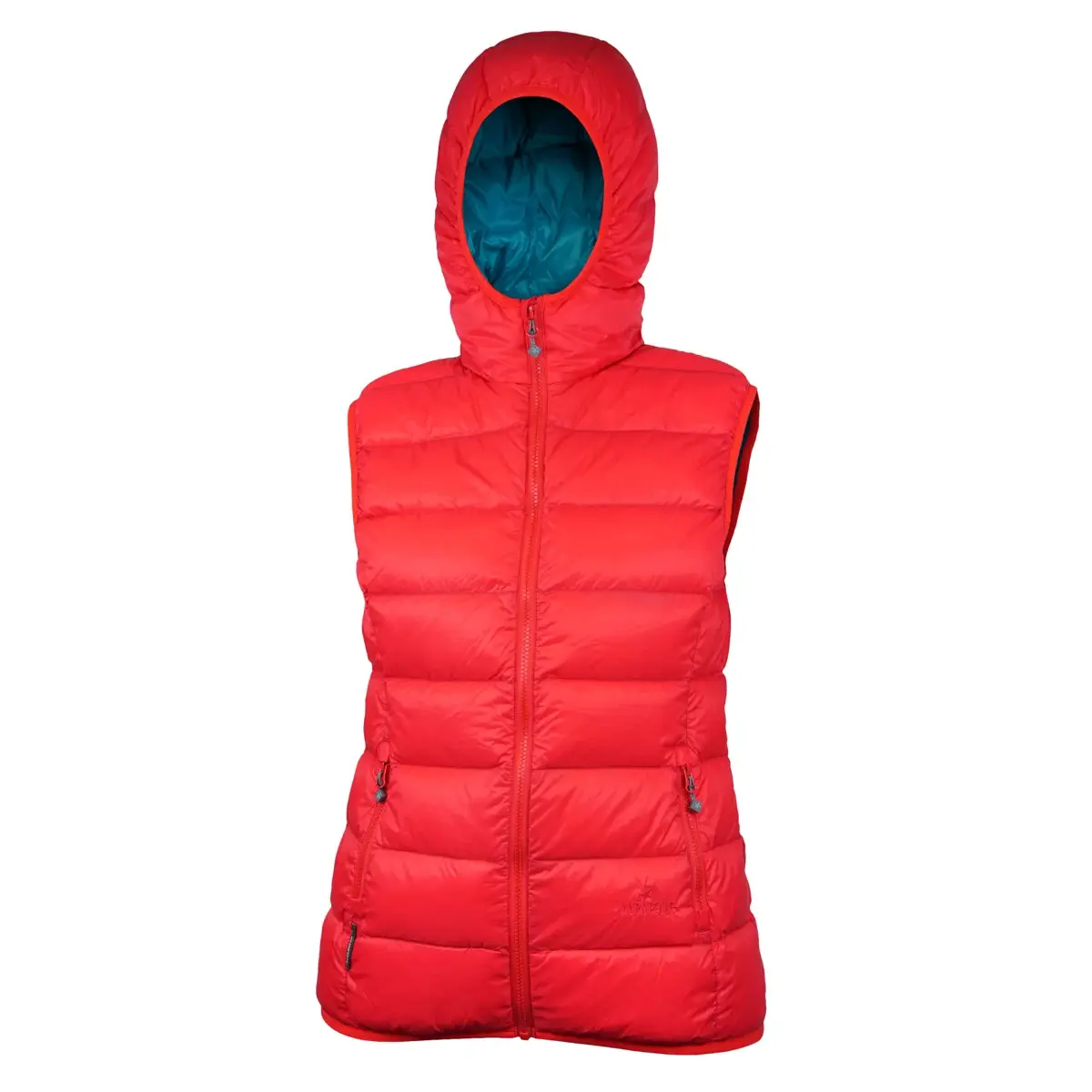 Warmpeace Kamizelka puchowa damska Warmpeace Yuba Lady Hibiscus/harbor blue