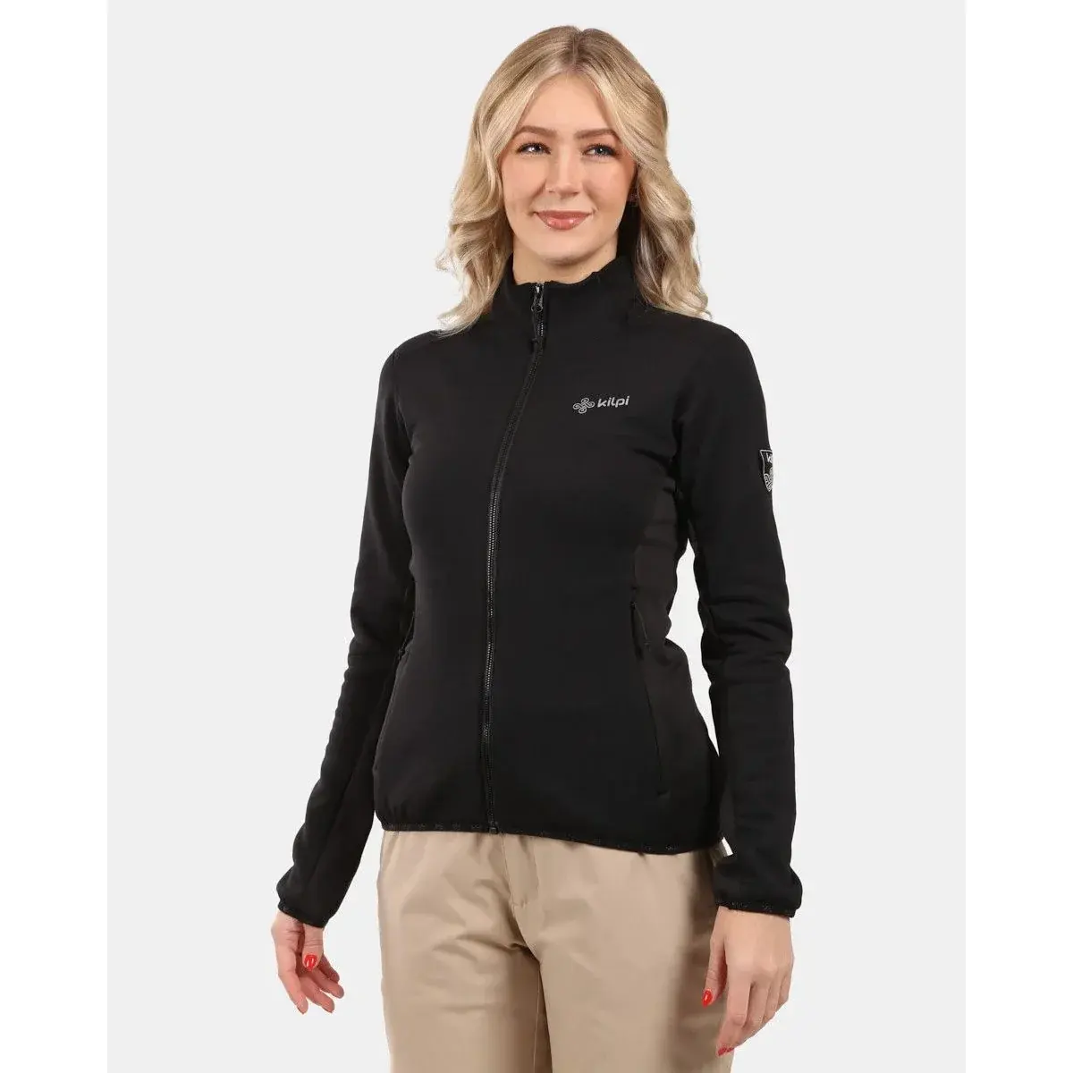 Bluza polarowa premium damska Kilpi PREMIO-W czarny