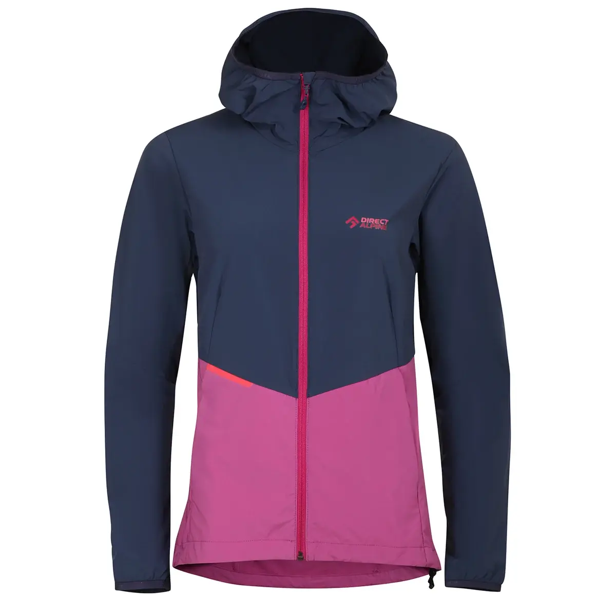 Kurtka softshellowa damska Direct Alpine Brenta Lady navy/orchid