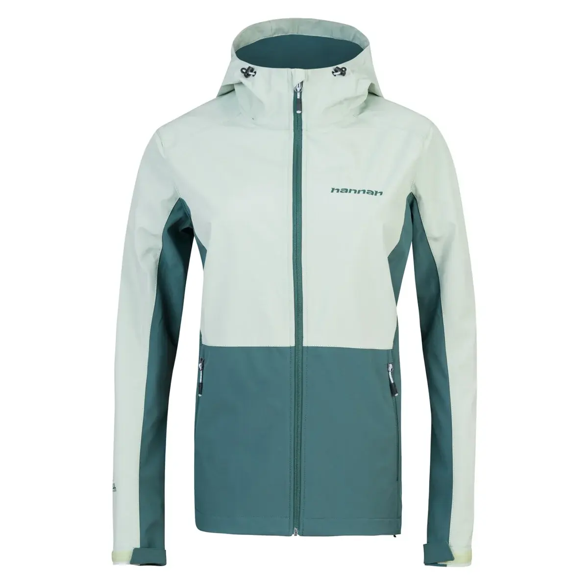 Kurtka softshellowa damska Hannah Zury Lite Bok choy/dark forest