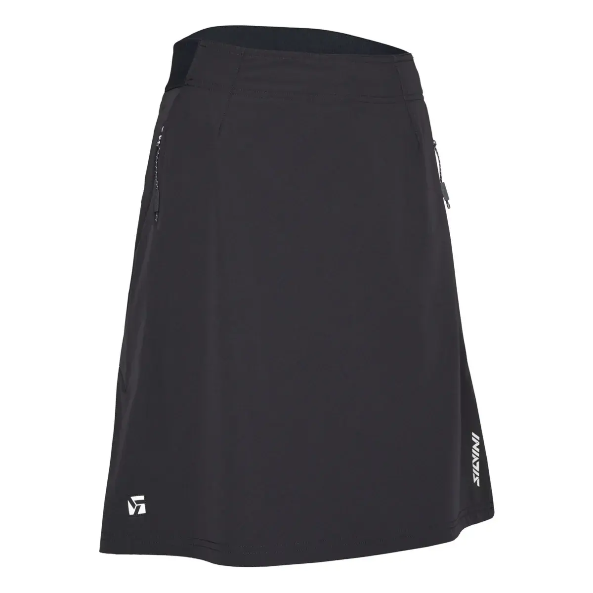 Silvini Spódnica damska Silvini WS2640 Gonnia black-grey