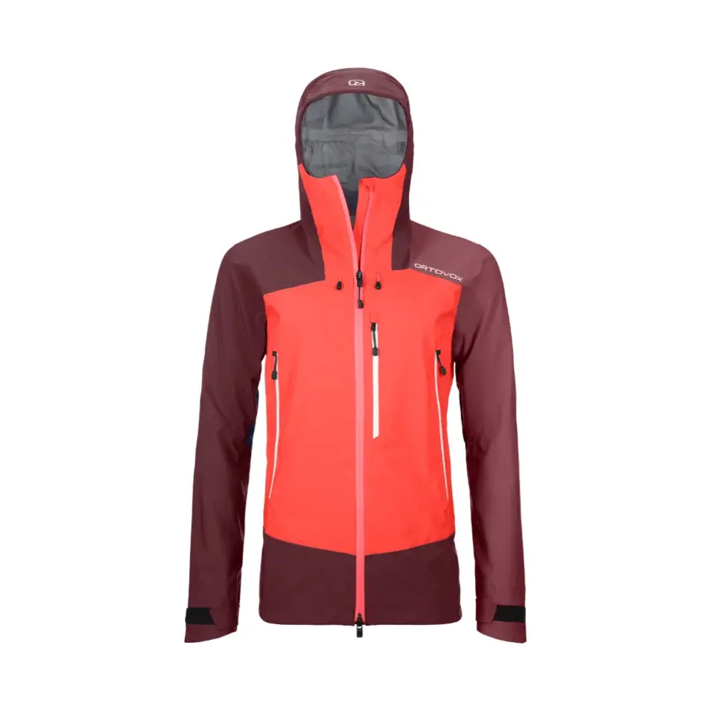 Kurtka techniczna i górska damska Ortovox W's Westalpen 3L Jacket Coral