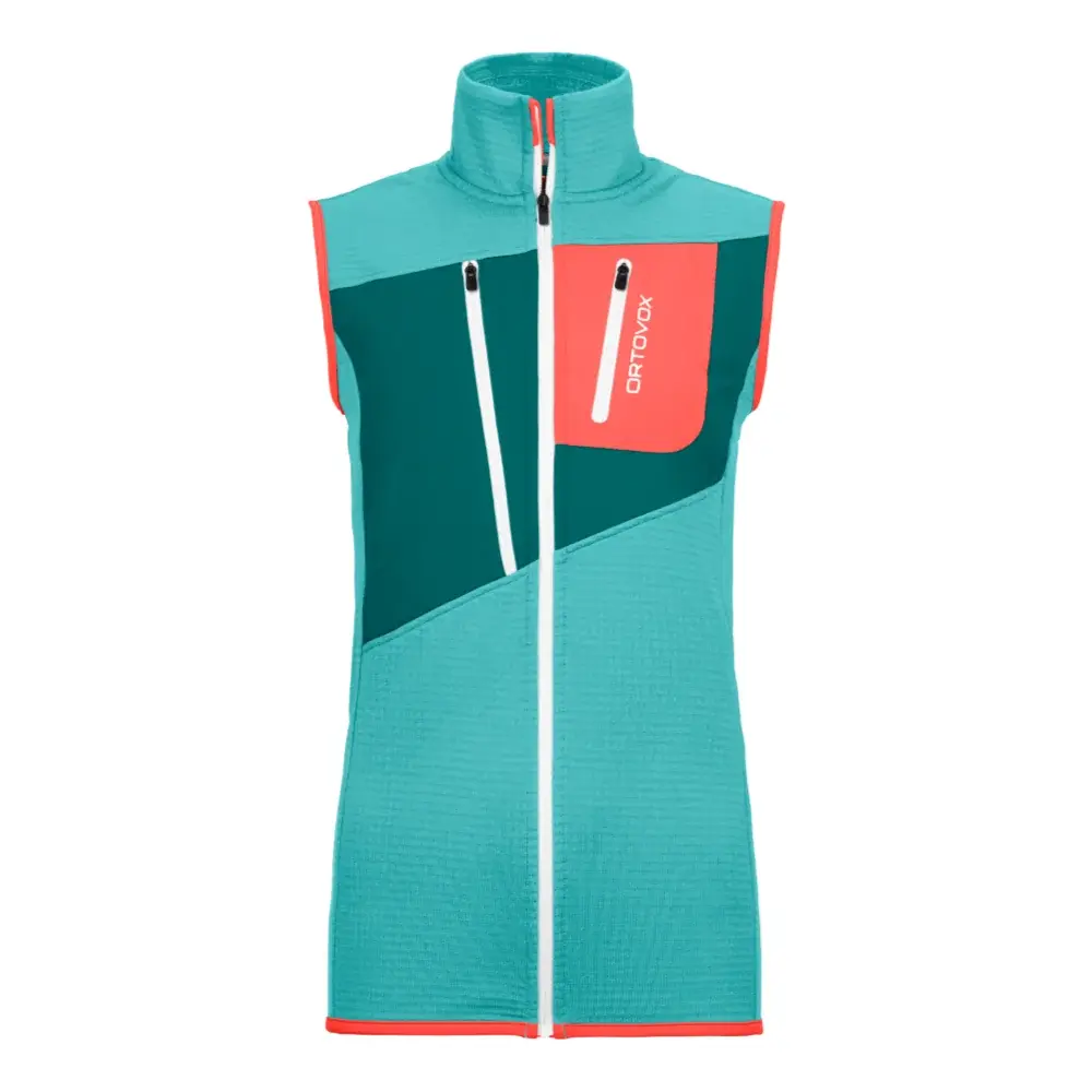 Ortovox Kamizelka damska Ortovox W's Fleece Grid Vest Ice Waterfall