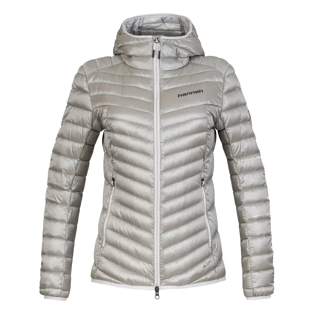 Kurtka zimowa damska Hannah Ary Light gray stripe II