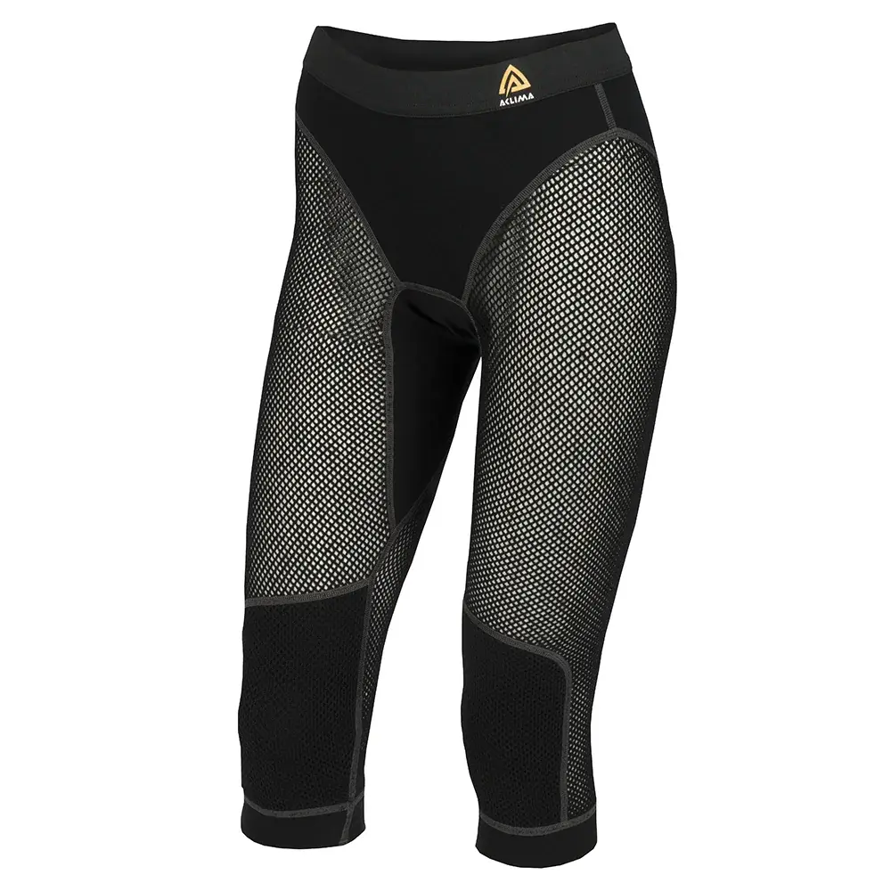 Aclima Legginsy termoaktywne 3/4 damskie Aclima WoolNet 3/4 Longs jet black
