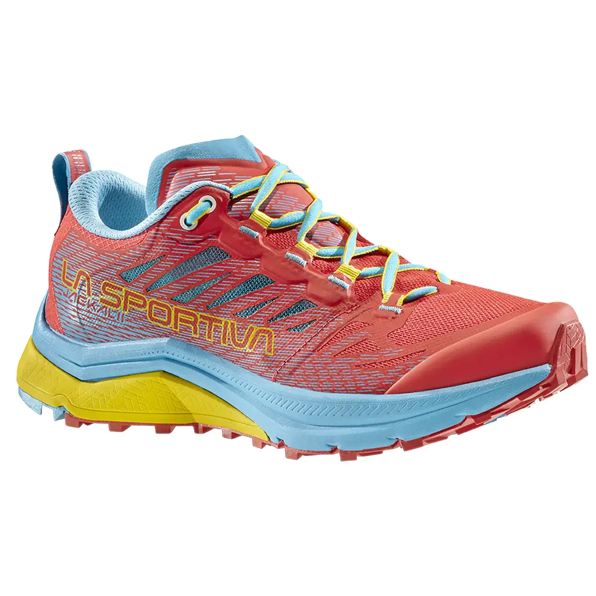 La Sportiva Buty do biegania damskie La Sportiva Jackal II Women hibiscus/malibu blue