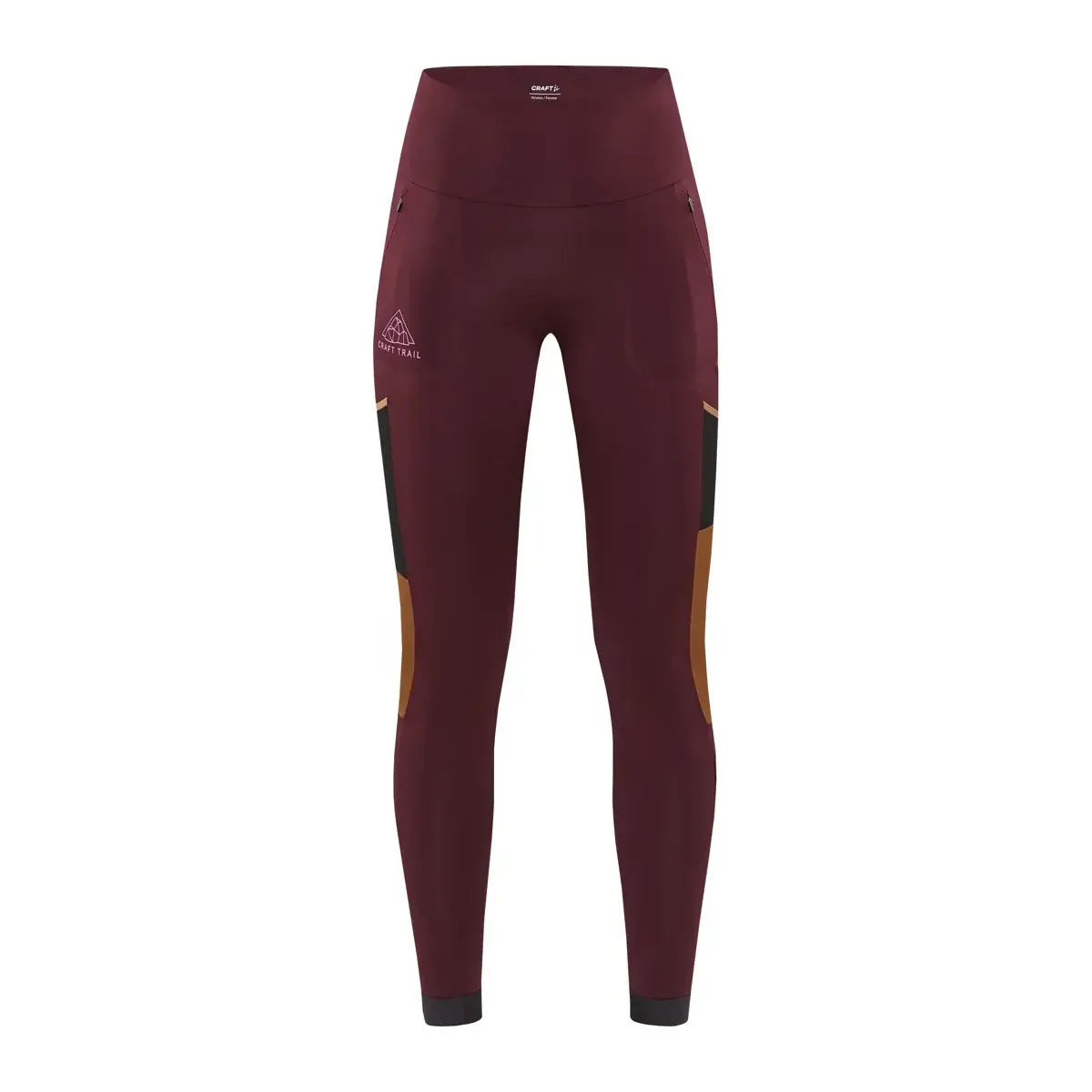 Craft Legginsy do biegania damskie Craft PRO Trail Tights fioletowy