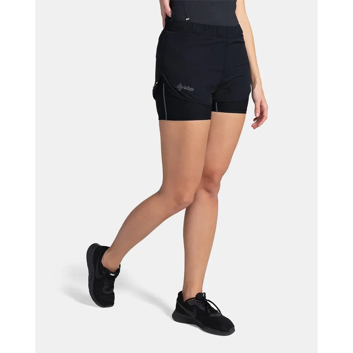 Kilpi Szorty do biegania damskie Kilpi Bergen-W Black