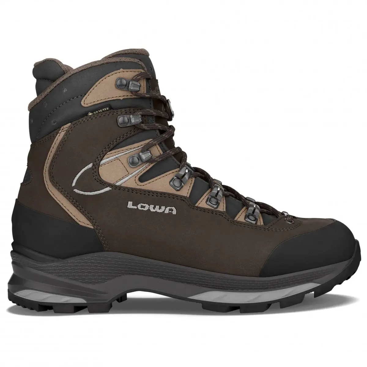 Buty za kostkę damskie Lowa Mauria Evo GTX W's Dark brown/taupe