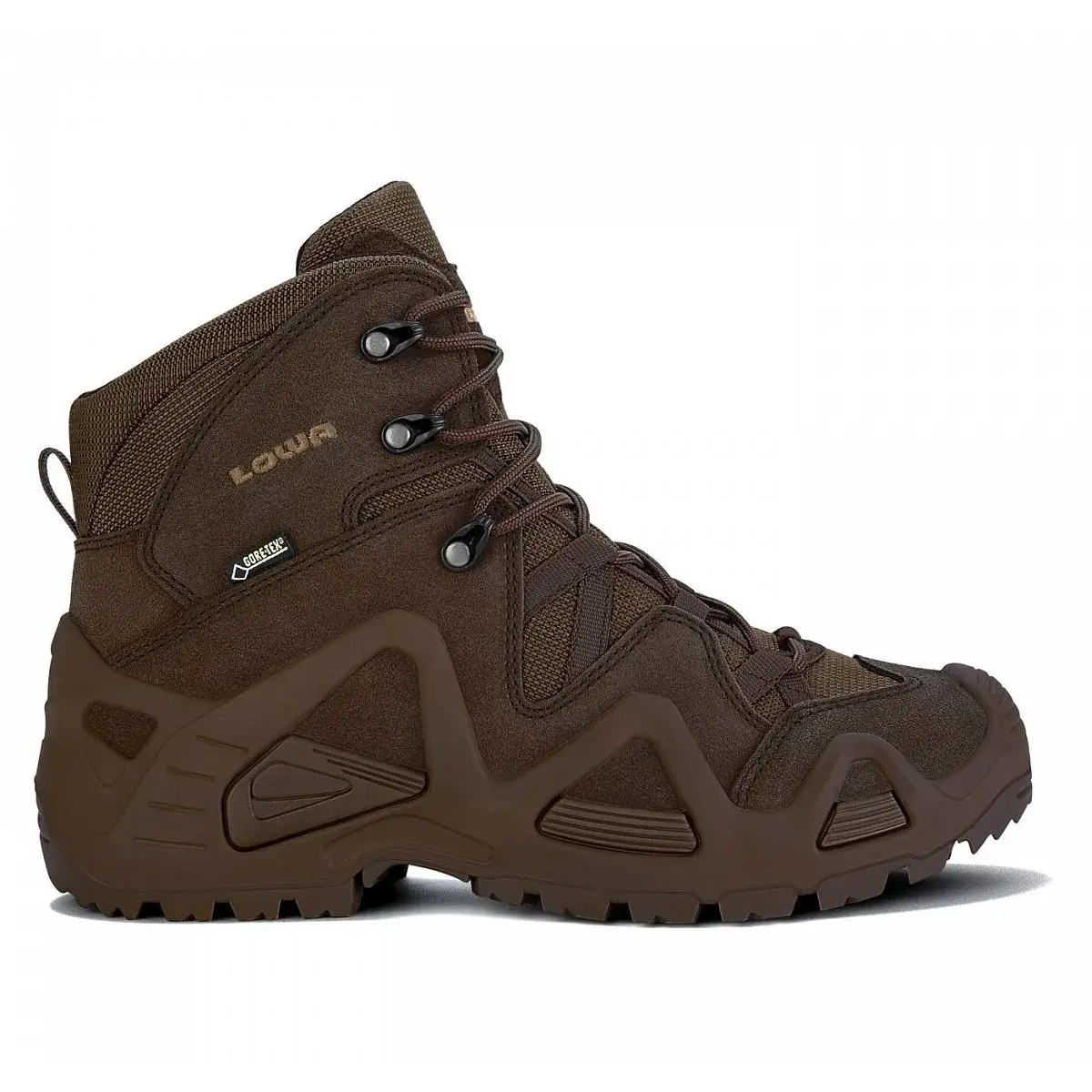 Buty wojskowe damskie Lowa Zephyr GTX Mid Dark brown