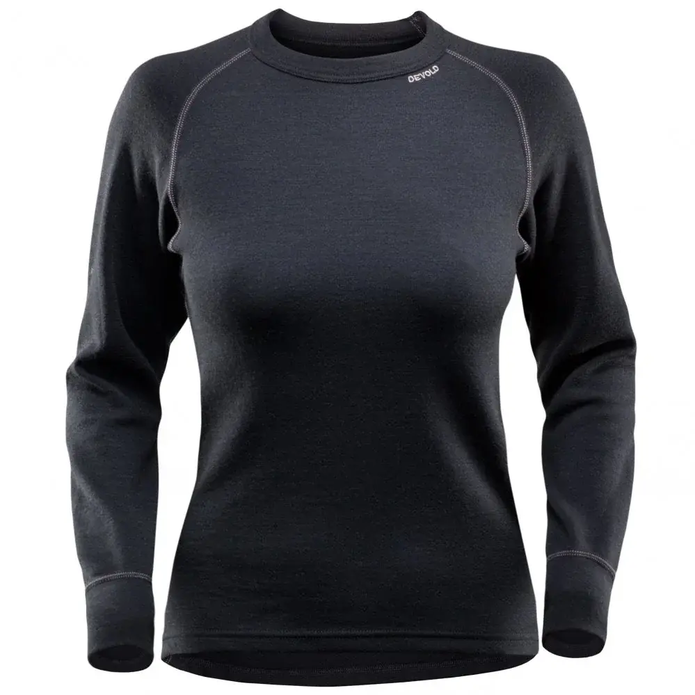 Devold Koszulka termoaktywna merino damska Devold Expedition Woman Shirt Black