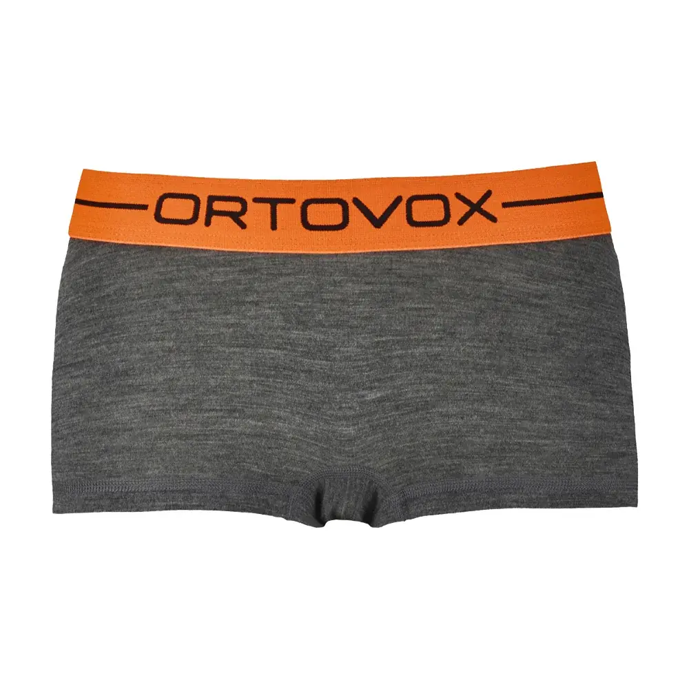 Ortovox Majtki termoaktywne damskie Ortovox W's 185 Rock'n'Wool Hot Pants Grey Blend